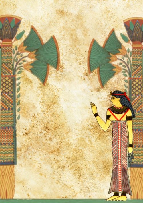 egyptian paper woman