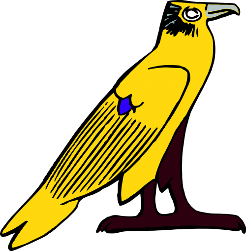 egyptian symbol bird