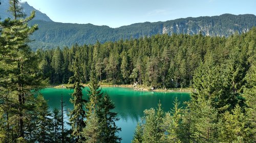 eibsee  zugspitze  nature