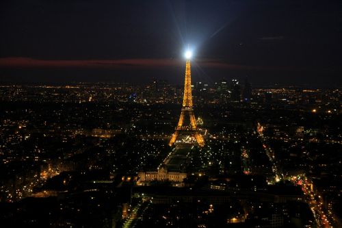 eiffel tower night paris