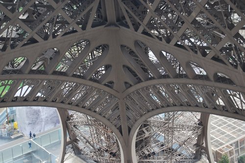 eiffel tower  metal  structure