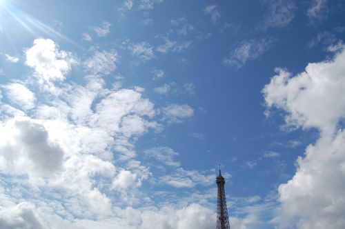 eiffel tower top point