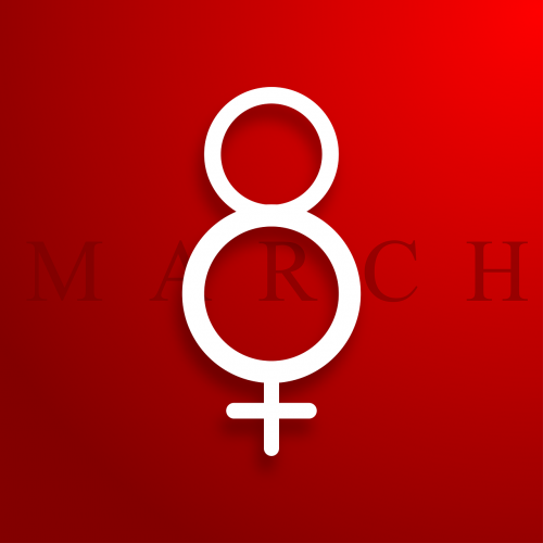 eight march 8 symbol