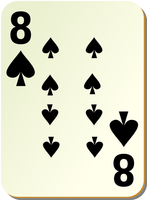 eight spades 8