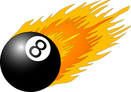 eight ball flame