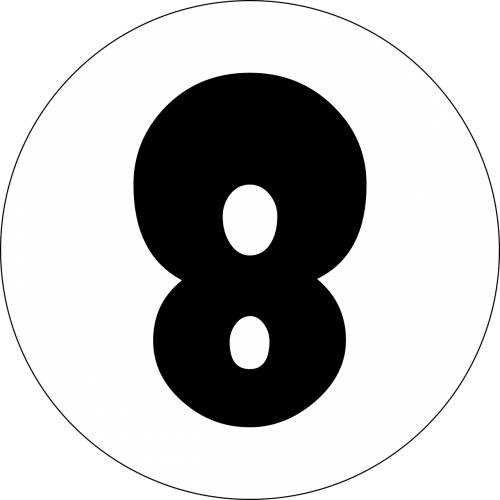 eight 8 number