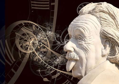 einstein  science  sculpture