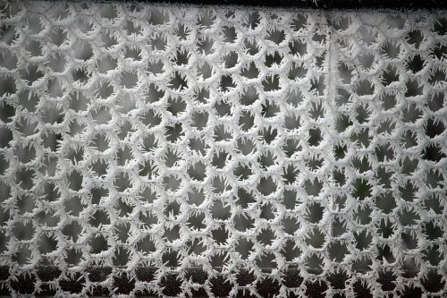 eiskristalle frost grid