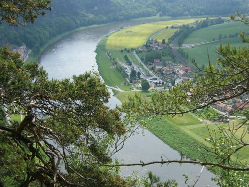 elbe elbe sandstone mountains saxony