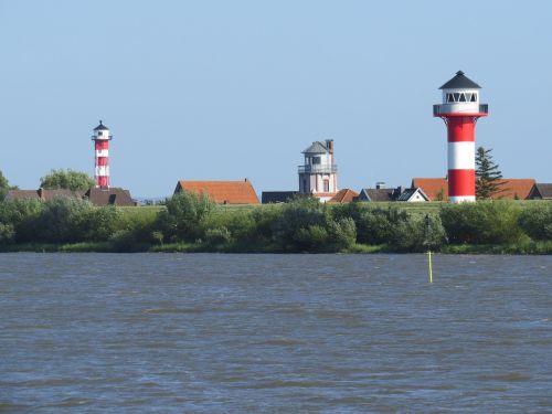 elbe lighthouse old country