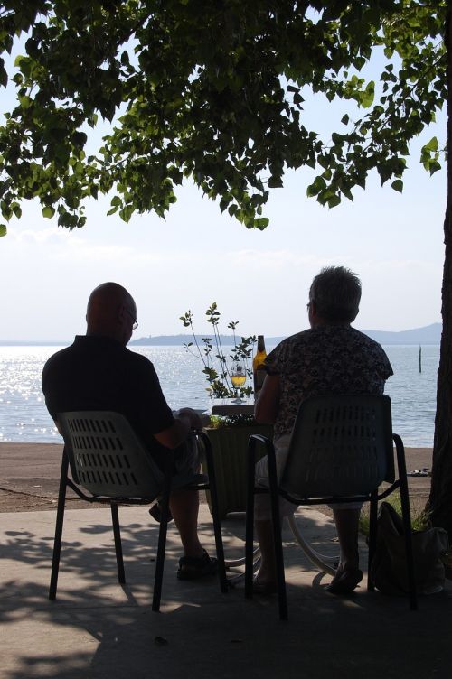 elderly trasimeno lake