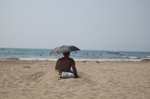 elderly turkey beach