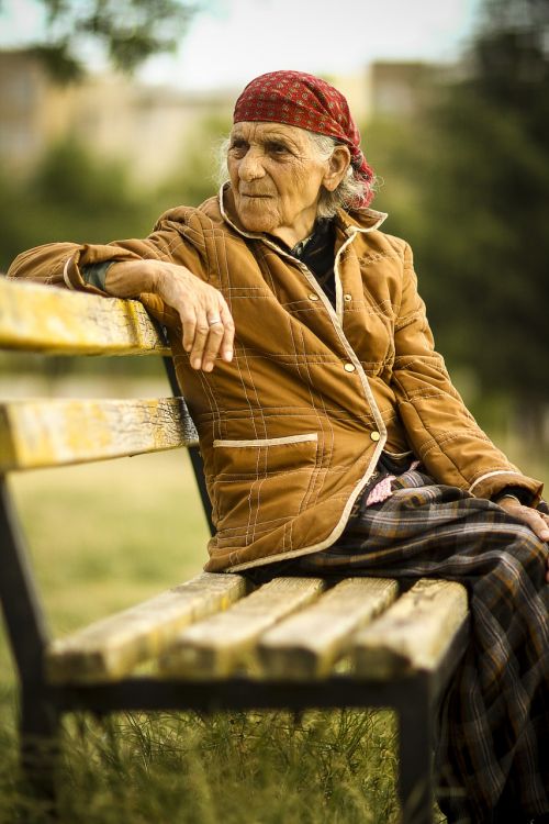 elderly woman female