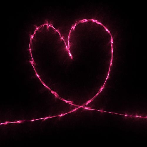 Electric Pink Heart