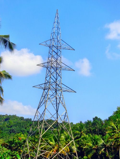 electrical tower electricity energy
