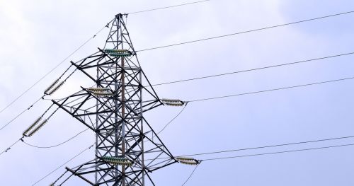 electricity pylon power line