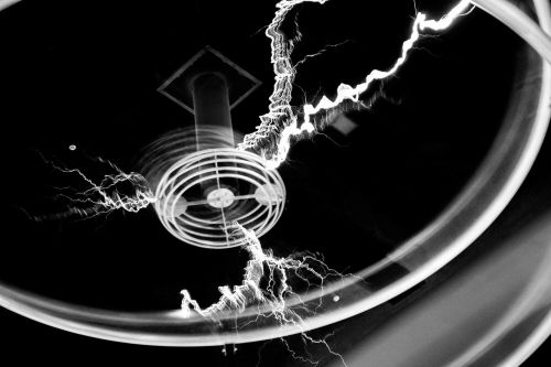 electricity shock tesla