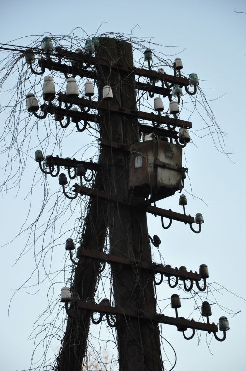 electricity pole current