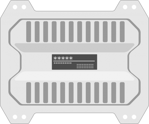 electronics white gray