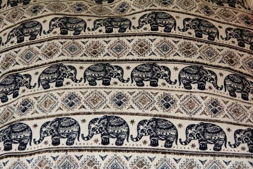 elephant cloth blanket