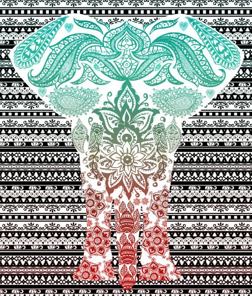 elephant decorative design