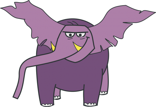 elephant lilac violet