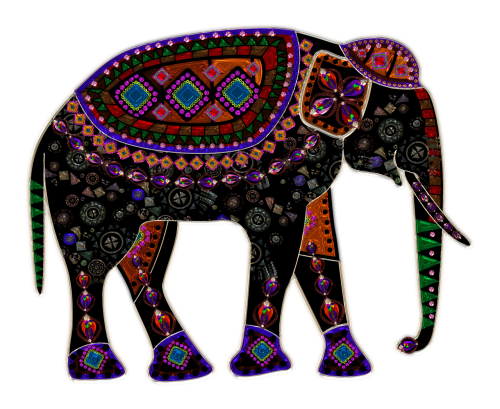 elephant metallizer glass