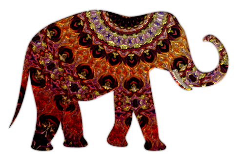 elephant metallizer art