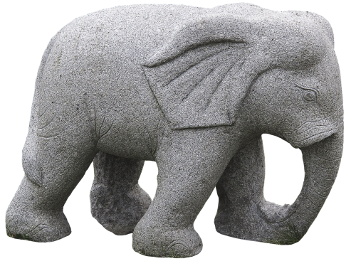 elephant stone figure sculpture