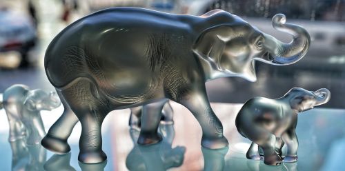 elephant set lalique