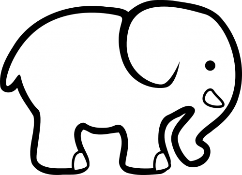 elephant animal silhouette