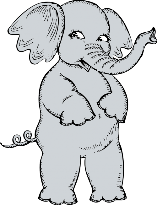 elephant cute cartoon