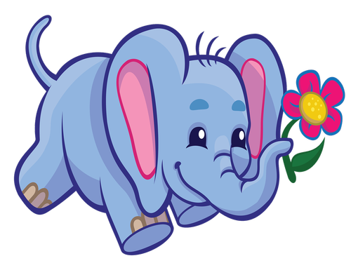 elephant  cartoon  cute