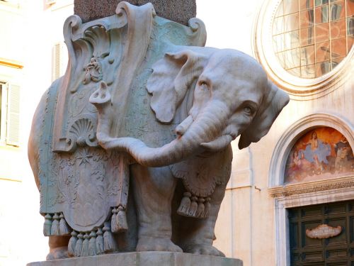 elephant bernini sculpture