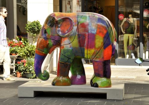 elephant art modern