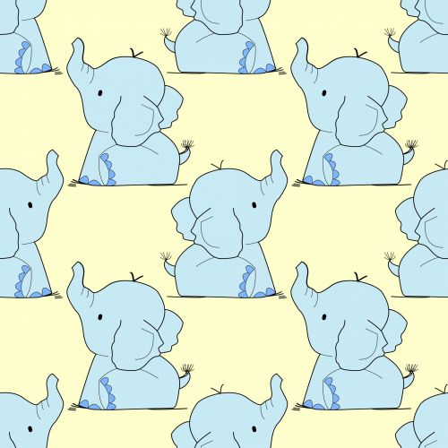 Elephant Illustration Background