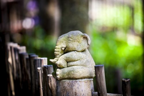 elephant statue elephant stone