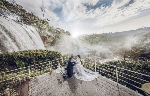 elephant waterfall dalat vietnam