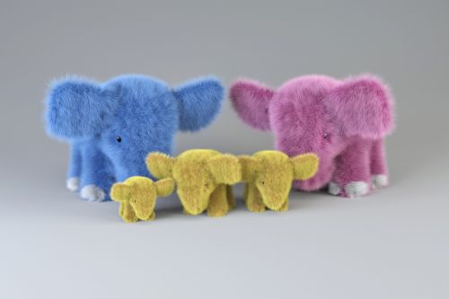 elephants family toys