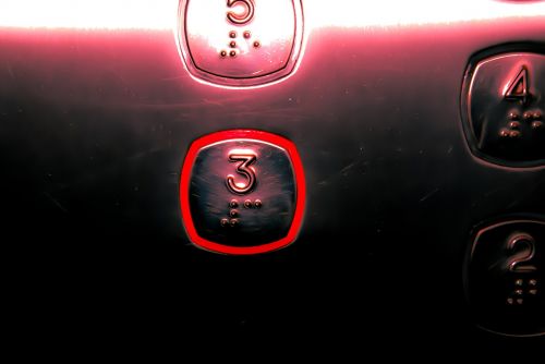 elevator button light