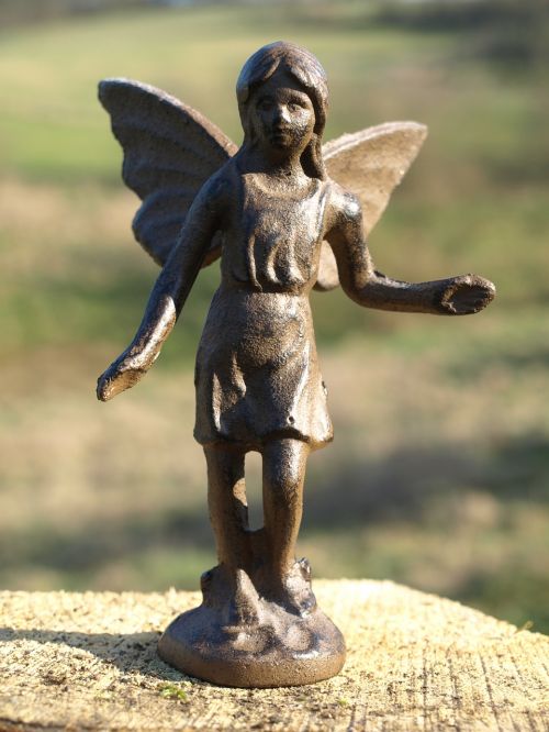 elf figure bronze