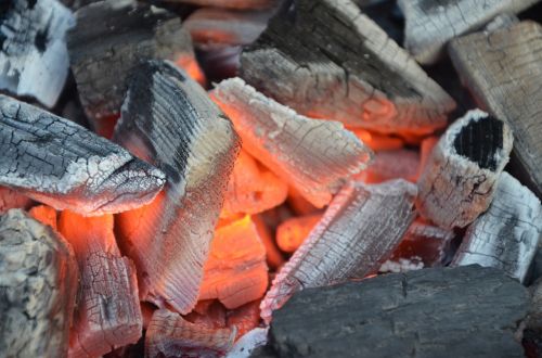 ember hot coals high temperature