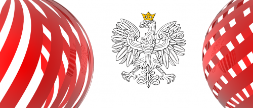 emblem eagle polish flag