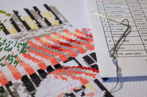 embroidery needlework cross stitch