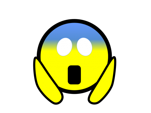 emoji scared emoticon