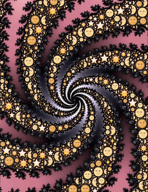 emoji spiral fractal