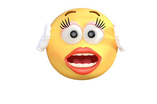 emoticon emoji shock