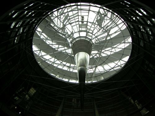 empire tags dome light column glass dome