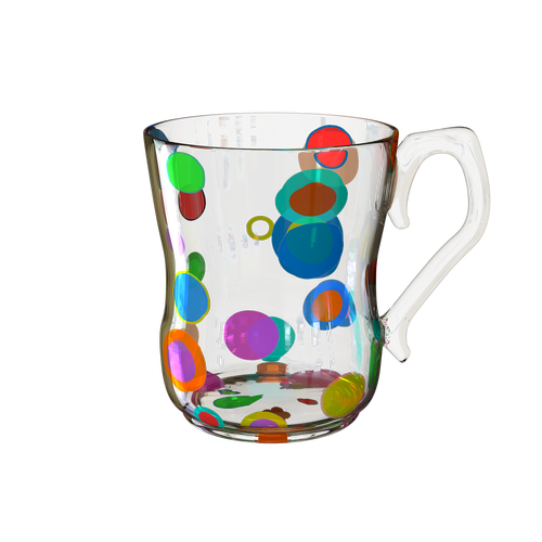 empty glass  mug for tea  glass glass