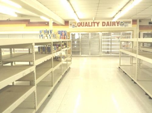 Empty Grocery Store
